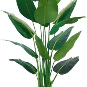 人工観葉植物 人工樹木 観葉植物 フェイク 楽園の鳥人工バナナの木家の装飾アクセサリー人工植物の部屋の装飾盆栽フェイク植物 造木 フェイクグリーン 大型 (Size : 180cm)