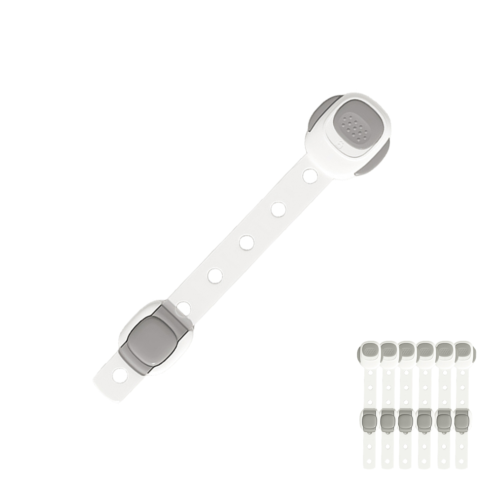 チャイルドロック 冷蔵庫 引き出し ベビーガード 棚 タンス ドア ストッパー ドアロック いたずら防止 ストッパー 引き出し 6個入り 指挟み防止 赤ちゃん 引き出しロック 地震対策 鍵 D-38