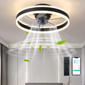 X30    シーリングファンライト シーリングファン ファン付き照明 シーリングライト ファン付き ファン付きシーリングライト シーリング ファン ファンライト LED ファン ナイトライト 静音 オフィス 家庭用 子供部屋 書斎 省エネ 簡単インストール シーリングファンライト/110V/ブラック/50CM B4-CBFI-SD49