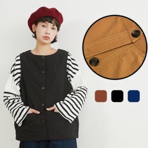 ポッケトたくさん便利ベストナイロン素材摩擦に強い  KNNV302