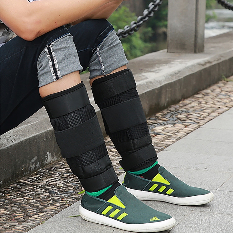 アンクルウェイト 2個セット 片足約2.5kg 重り調整可能 筋トレ 筋力增大 美脚効果 下半身引き締め 下半身トレーニング トレーニング ダイエット エクササイズ de073 - 画像 (7)