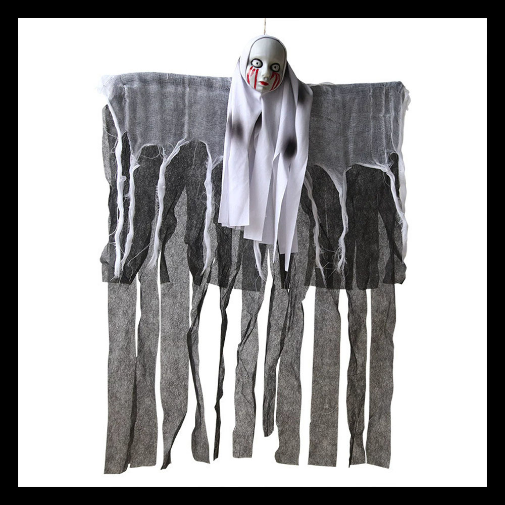 ハロウィン飾り ハロウィン吊り鬼 怖い ホラー 幽霊 スカル 吊り飾り ハロウィン雰囲気 ハロウィンデコレーション ハロウィングッズ 文化祭 学園祭 W-15 - 画像 (3)