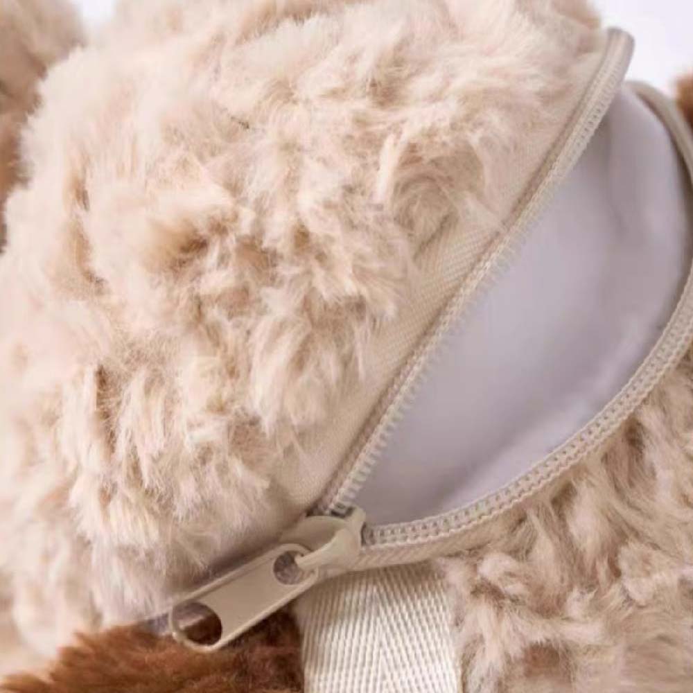 犬のショルダーバッグ ぬいぐるみバッグ かわいい おしゃれ ミニバッグ ポシェット ふわふわ ショルダーバッグ バック オシャレ ガールズ 女の子 プレゼント ギフト jtl059-60 - 画像 (3)