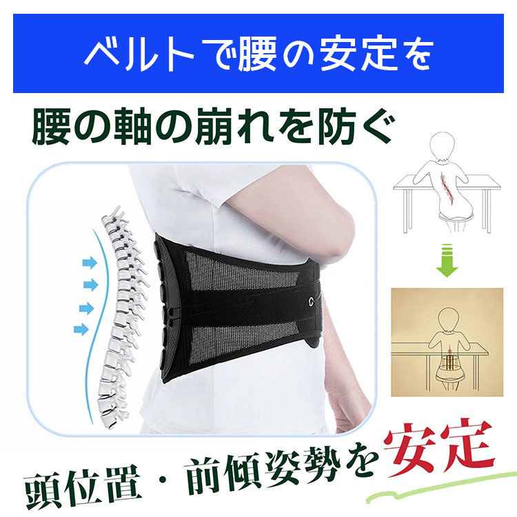 ガードナーベルト 腰サポーター 骨盤ベルト 骨盤サポート 姿勢補正 骨盤補正 補正ベルト お腹引き締め 洗濯可 男女兼用 産後 健康グッズ 母の日 父の日 敬老の日 HB-03 - 画像 (4)