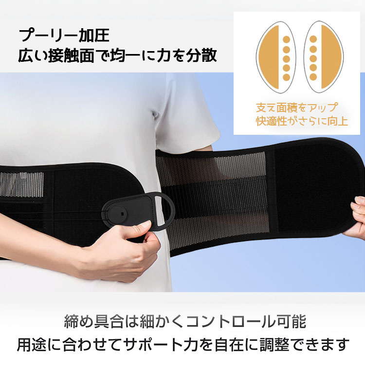 ガードナーベルト 腰サポーター 骨盤ベルト 骨盤サポート 姿勢補正 骨盤補正 補正ベルト お腹引き締め 洗濯可 男女兼用 産後 健康グッズ 母の日 父の日 敬老の日 HB-03 - 画像 (7)