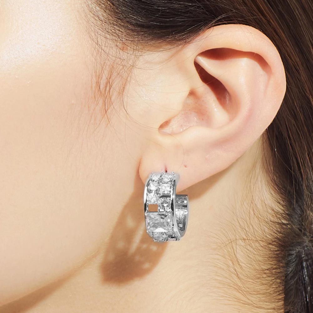 ピアス フープピアス リングピアス シンプル 金属アレルギー対応 シルバー925 レディース ピアス リング シンプル 普段使い デイリー オフィス 通勤 女性 プレゼント jtl03031 - 画像 (3)