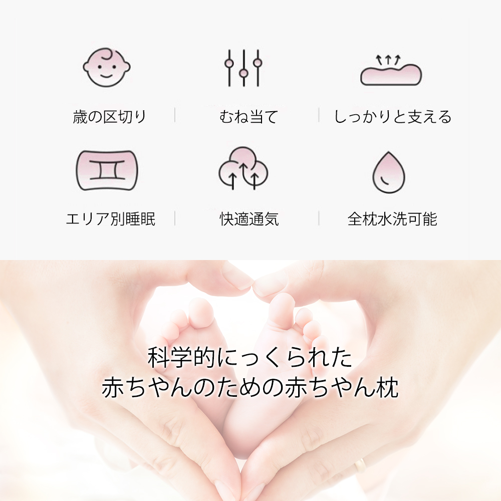 新生児から使える 絶壁頭予防枕 ベビー枕 出産祝い 赤ちゃん 枕 ドーナツ枕 絶壁防止 アトピー あせも 向き癖 赤ちゃんまくら ベビー まくら 0歳 1歳 2歳 乳児 メッシュ 出産準備 かわいい おしゃれ プレゼント 丸洗いOK D-12 - 画像 (10)